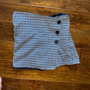 Gingham Patterned Skort